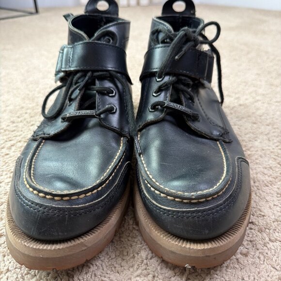 Eastland Buckle Strap Chukka Boots Men 13 Black Leather Engineer Lug Sole Vibram main image 12